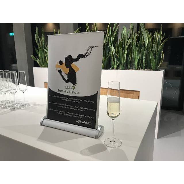 Dégustation d'huile d'olive extra vierge MYEVOIL à Bâle